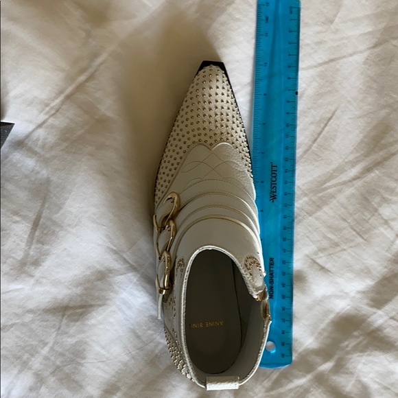 NEW IN BOX! Anine bing penny white boots. Never worn - Picture 14 of 14